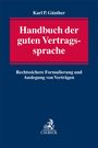 Karl Peer Günther: Handbuch der guten Vertragssprache, Buch