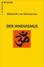 "Der Hinduismus" von Heinrich von Stietencron. Gelber Hintergrund, zentrales Symbol "Om" in Schwarz auf Orange.