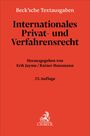 "Internationales Privat- und Verfahrensrecht; Herausgegeben von Erik Jayme/Rainer Hausmann, 23. Auflage.", roter Hintergrund.