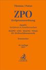 "ZPO Zivilprozessordnung, Kommentar, 48. Auflage, 2027" auf orangefarbenem Hintergrund mit C.H.BECK-Logo unten.