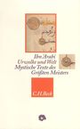"Ibn Arabi: Urwolke und Welt – Mystische Texte des Größten Meisters" mit C.H. Beck Logo und arabischer Kalligrafie.