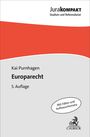 Jurakompakt Serie, "Europarecht" von Kai Purnhagen, 5. Auflage, C.H.Beck Verlag, roter Akzent, ovaler Text.