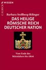 Titel: "Das Heilige Römische Reich Deutscher Nation". Bild: Krone mit Edelsteinen vor rotem Hintergrund.