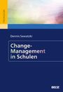 "Change-Management in Schulen" von Dennis Sawatzki, Bereich "Pädagogik", mit pastellfarbenem Hintergrund.