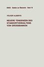 Volker Alberts: Neuere Tendenzen des Standortverhaltens von Großbanken, Buch