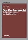 Menno Aden: Das Konkursrecht, Buch