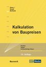 Text oben links: Drees †, Krauß, Berthold. Groß: Kalkulation von Baupreisen. Unten: Hochbau, Tiefbau. 14. Auflage. Graugelb.