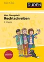 "Mein Übungsheft Rechtschreiben 4. Klasse. Mit neuem Intensivtraining fürs Gymnasium." Drei Kinder machen ein Selfie.