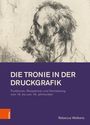 „DIE TRONIE IN DER DRUCKGRAFIK“, Werk von Rebecca Welkens. Alte Skizze eines bärtigen Mannes im Profil.
