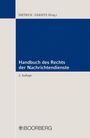 Cover eines Buches: "Handbuch des Rechts der Nachrichtendienste", 2. Auflage, herausgegeben von Dietrich/Gärditz. Logo unten.