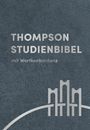 : Thompson Studienbibel - Leder, Silberschnitt, Buch