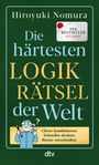 „Die härtesten Logikrätsel der Welt“. Grünes Cover, Illustration eines Mannes mit Bleistift, dtv-Logo.