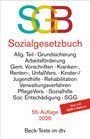 "SGB Sozialgesetzbuch. 55. Auflage 2026. Beck-Texte im dtv. Logo aus den Buchstaben SGB."
