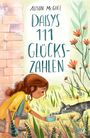 Text: "ALISON McGHEE, DAISYS 111 GLÜCKSZAHLEN."  
Eine Illustration: Mädchen mit Katze in einem blumigen Garten.