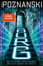 "PEZNANSKI", "SPIGEL Bestseller", "DIE BURG", "Thriller", "Die KI kennt den Ausweg. Mitleid kennt sie nicht." Treppen und Tor.