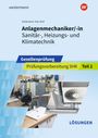 „Anlagenmechaniker/-in Sanitär-, Heizungs- und Klimatechnik, Gesellenprüfung, Prüfungsvorbereitung SHK Teil 2.“ Oben links das Westermann-Logo, unten Bilder von Heizungsanlagen und Sanitärtechnik.