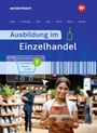 „Ausbildung im Einzelhandel“. Im Hintergrund eine Verkäuferin mit Tablet in einem Geschäft. Oben das Logo „westermann“.