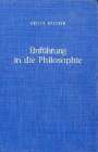 Erich Becher: Einführung in die Philosophie., Buch