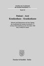 Schriften der Gesellschaft für Sozialen Fortschritt e. V. Band 18. Patient – Arzt. Krankenhaus – Krankenkasse. Verlag: Duncker & Humblot.