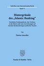 Florian Amereller: Hintergründe des "Islamic Banking"., Buch