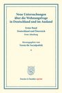 /: Neue Untersuchungen über die Wohnungsfrage in Deutschland und im Ausland., Buch