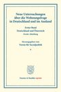 /: Neue Untersuchungen über die Wohnungsfrage in Deutschland und im Ausland., Buch