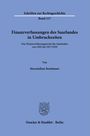Maximilian Steinhauer: Finanzverfassungen des Saarlandes in Umbruchzeiten., Buch