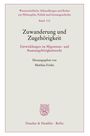 : Zuwanderung und Zugehörigkeit, Buch