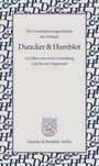 : Die Unternehmensgeschichte des Verlages Duncker & Humblot, Buch