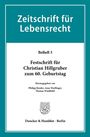 Zeitschrift für Lebensrecht, Beiheft 3, Festschrift für Christian Hillgruber zum 60. Geburtstag. Herausgeber: Bender, Warflinger, Windhöfel. Duncker & Humblot, Berlin.
