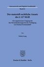 Torben Lang: Der materiell-rechtliche Ansatz des § 127 StGB, Buch