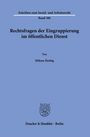 Milena Herbig: Rechtsfragen der Eingruppierung im öffentlichen Dienst, Buch