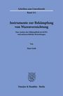 Sina Greb: Instrumente zur Bekämpfung von Warenvernichtung, Buch