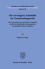 Philip Max Krüger: Die verweigerte Amtshilfe im Versammlungsrecht, Buch