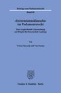 Tim Renner: "Extremismusklauseln" im Parlamentsrecht, Buch