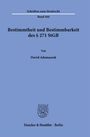 David Adamaszek: Bestimmtheit und Bestimmbarkeit des § 271 StGB, Buch