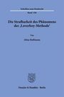Alina Hoffmann: Die Strafbarkeit des Phänomens der ¿Loverboy-Methode¿, Buch