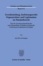 Jens Ole van Kampen: Gewaltenteilung, funktionsgerechte Organstruktur und Legitimation im Haushaltsrecht, Buch