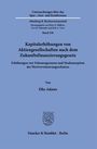 Elke Adams: Kapitalerhöhungen von Aktiengesellschaften nach dem Zukunftsfinanzierungsgesetz, Buch