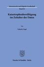Valentin Vogel: Katastrophenbewältigung im Zeitalter der Daten, Buch