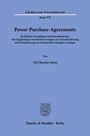 "Power-Purchase-Agreements" von Till Theodor Meier, Band 379. Blaues Cover, Verlag: Duncker & Humblot, Berlin. Logo vorhanden.