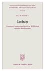 "Landtage" von Utz Schliesky, historische und politische Darstellung. Verlag Duncker & Humblot, Berlin. Verzierter Adler unten.
