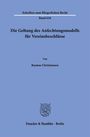 Schriften zum Bürgerlichen Recht, Band 616. Die Geltung des Anfechtungsmodells für Vereinsbeschlüsse. Blaues Cover.
