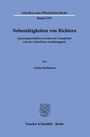 Achim Hoffmann: Nebentätigkeiten von Richtern, Buch