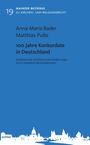 Blaues Buchcover mit dem Titel "100 Jahre Konkordate in Deutschland". Stadt-Silhouette in Weiß am unteren Rand.