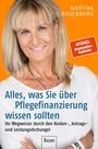 Titel: Alles, was Sie über Pflegefinanzierung wissen sollten. Oben: Martina Rosenberg. Links: Rotes Spiegel-Bestseller-Logo. Hintergrund: Orange.