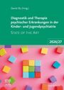 Text: Daniel Illy (Hrsg.), Diagnostik und Therapie...Kinder- und Jugendpsychiatrie, 2026/27. Bunte Würfel auf rosa Hintergrund.