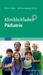 "Klinikleitfaden Pädiatrie, 13. Auflage, Martin Claßen, Olaf Sommerburg (Hrsg.), Urban & Fischer." Darunter lächelnde Kinder.
