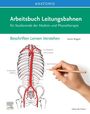 "Anatomie: Arbeitsbuch Leitungsbahnen. Beschriften Lernen Verstehen. Nicole Wagner. Illustration eines Rückenmarks mit Hand."
