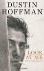 Großer Text: "DUSTIN HOFFMAN". Darunter ein Gesicht mit Zigarette, geheimnisvoller Ausdruck. Logo: "GOLDMANN". 